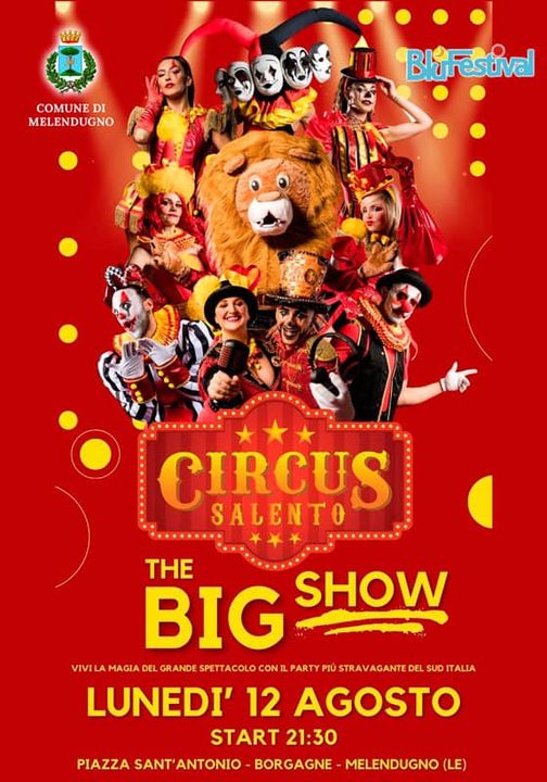 locandina circus show borgagne