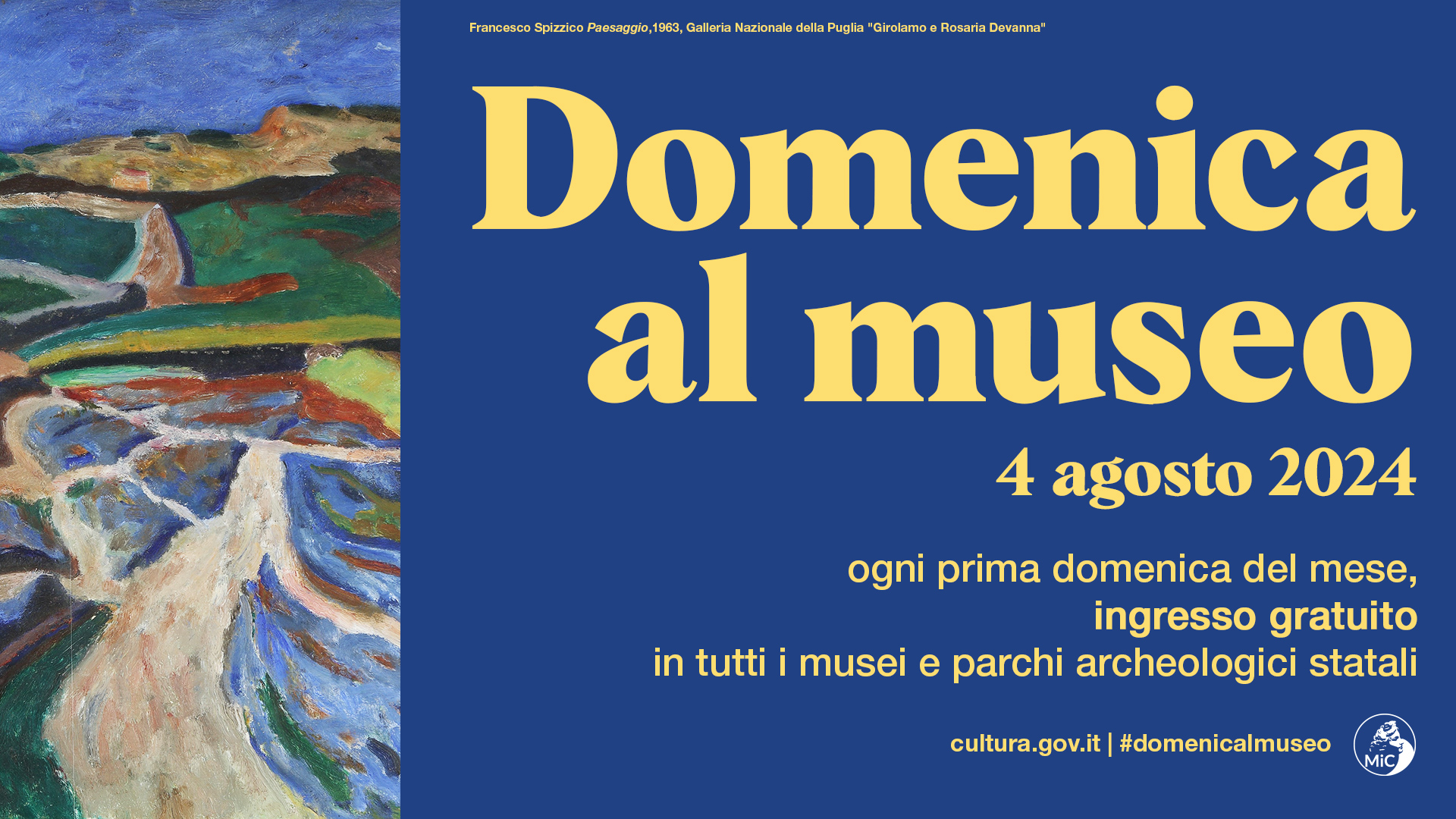 locandina domenica al museo