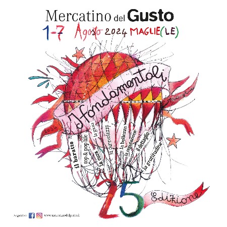 locandina mercatino del gusto maglie