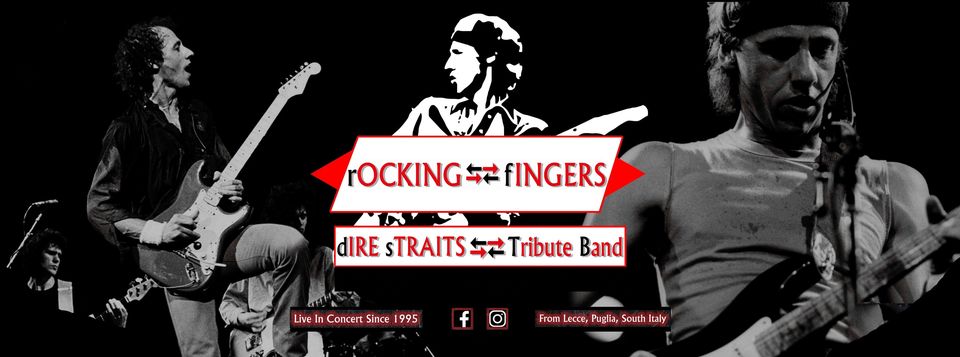 locandina rocking fingers dire straits tribute band in concerto castrignano dei greci