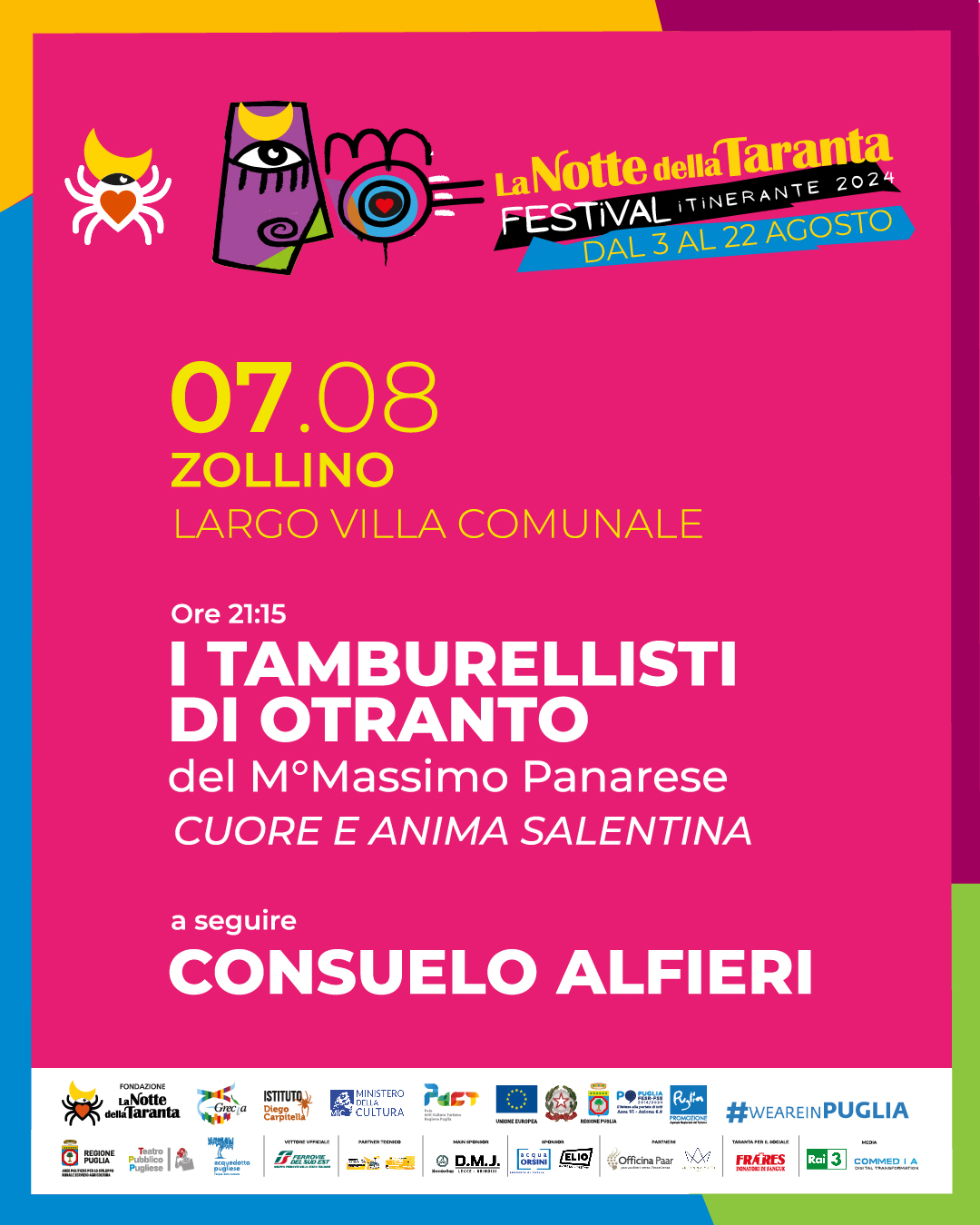 locandina notte della taranta zollino